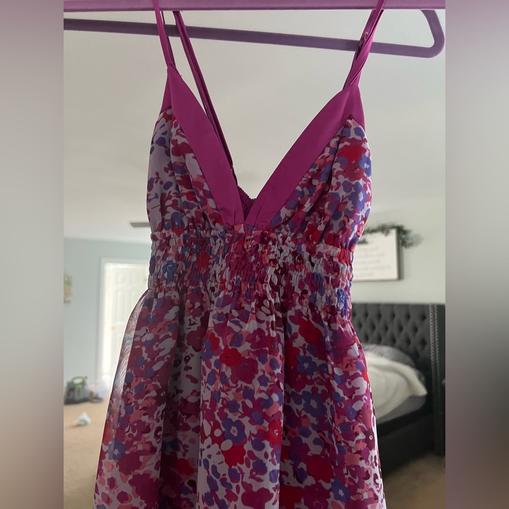 Forever 21 size medium fun floral mini dress